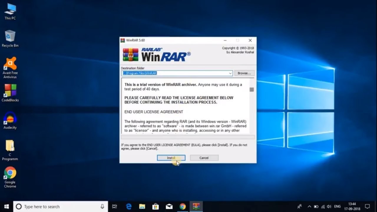 download winrar for windows free